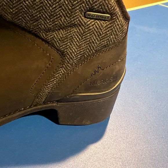 Merrell Chateau II Mid Pull Waterproof Boots Black J000886 Womans 9 - Picture 7 of 9